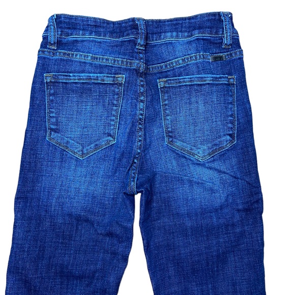 KANCAN Distressed Raw Hem Skinny Jeans Blue Size 3/25 - Picture 6 of 11